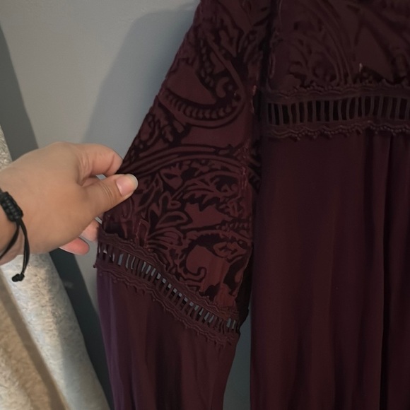 JohnPaulRichard Red Relaxed Tunic Blouse - Picture 6 of 7